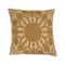 Hello Honey® Natural & Beige Embroidery Cotton Pillow